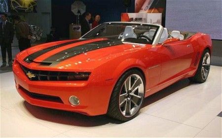 chevrolet camaro convertible concept