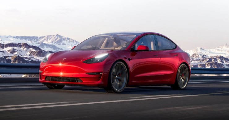 Tesla Model 3, avversaria della Peugeot e-308