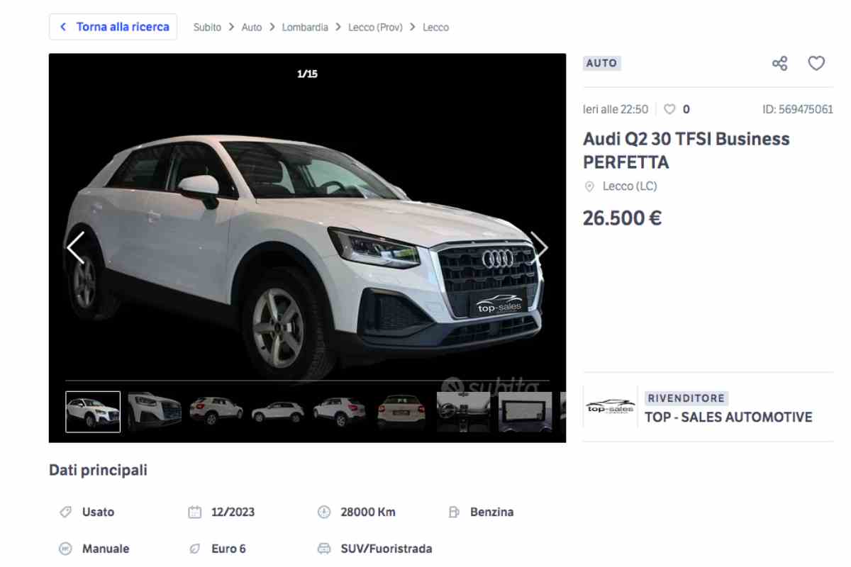 Audi in offerta, l'annuncio e i dettagli