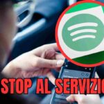 stop spotify servizio