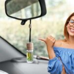 deodorante per auto appeso sul cruscotto