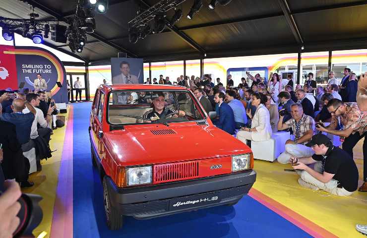 Fiat Panda vecchia celebrazione