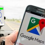 applicazione sul telefonino di Google Maps