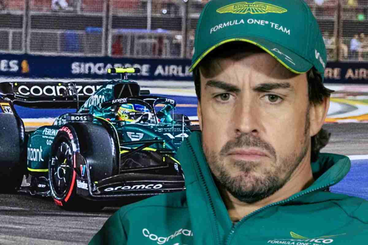 Fernando Alonso con la divisa del suo team