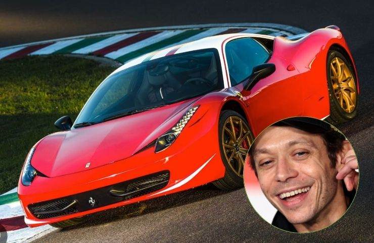 La Ferrari 458 Italia di Valentino Rossi