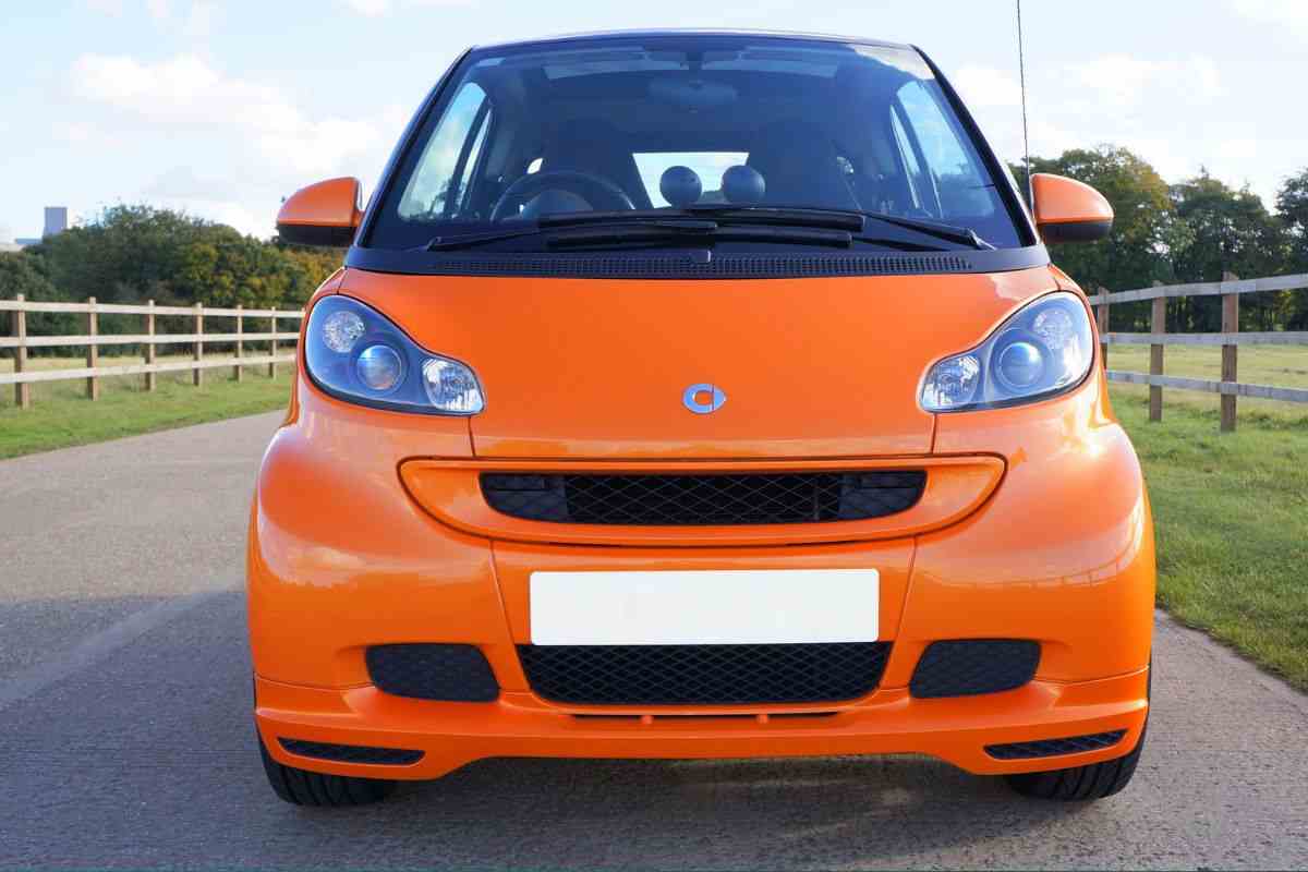 La Smart ForTwo colore arancione