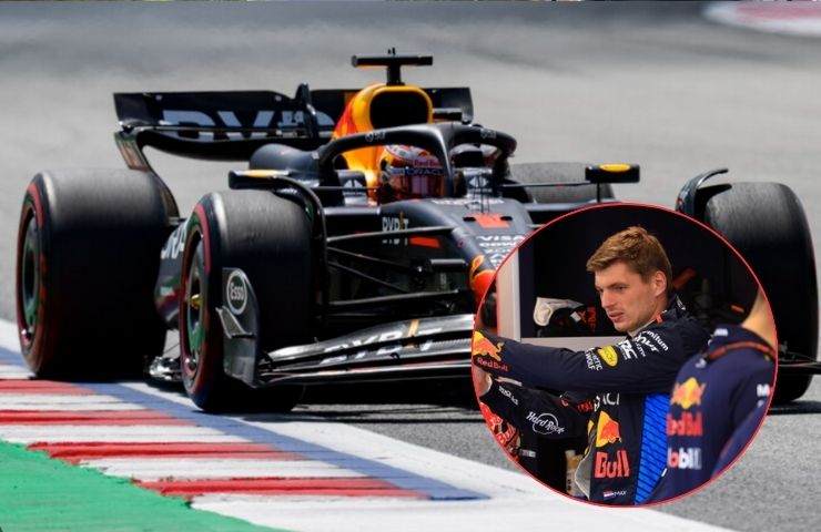 Max Verstappen nei box