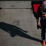 Max Verstappen sconsolato