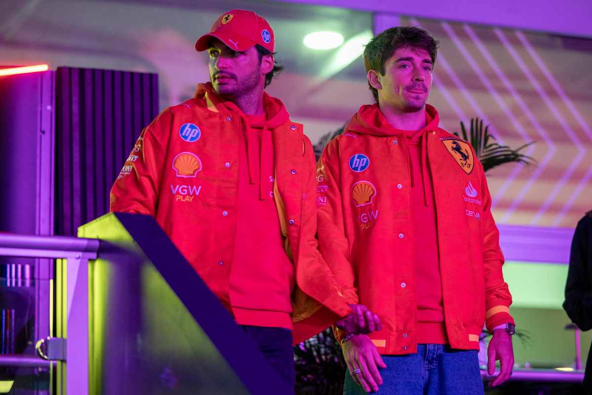 Leclerc Sainz alta tensione Las Vegas