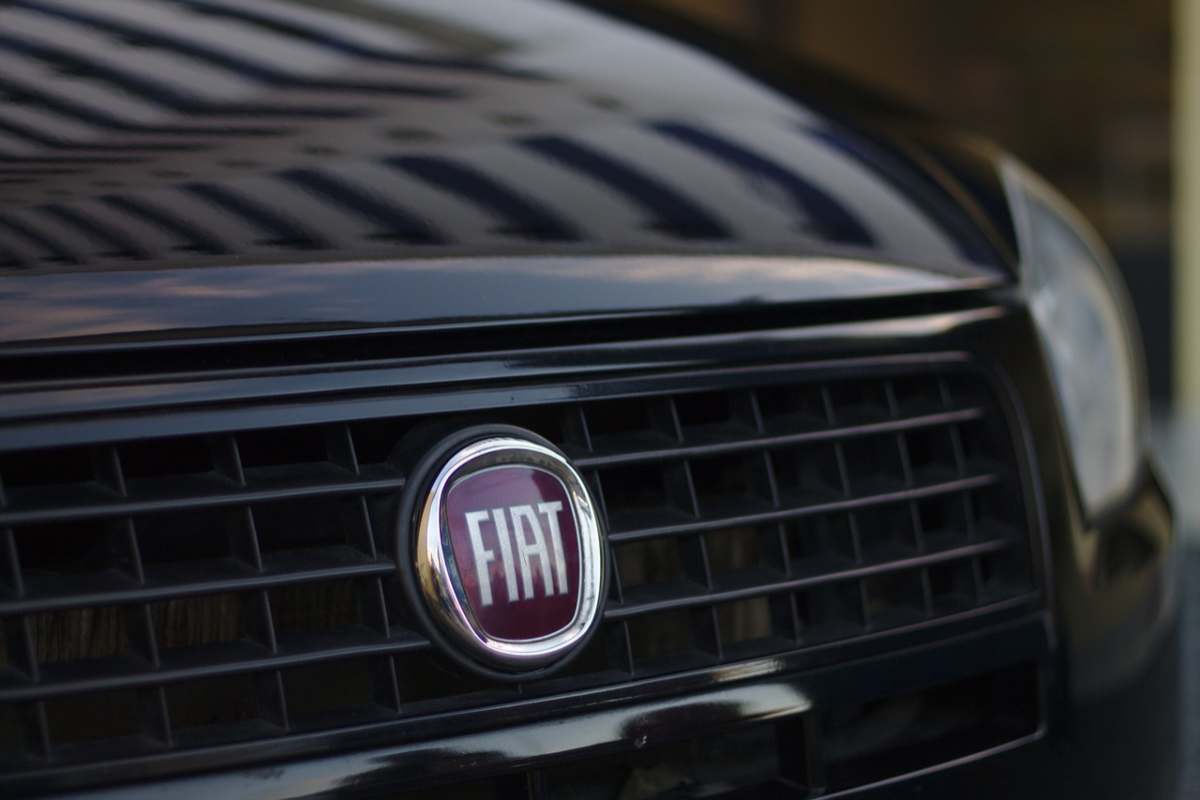 La griglia anteriore della FIAT