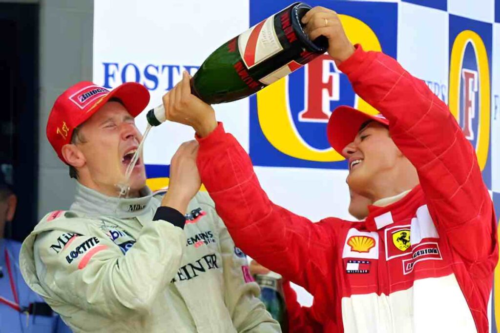 Mika Häkkinen, Michael Schumacher 