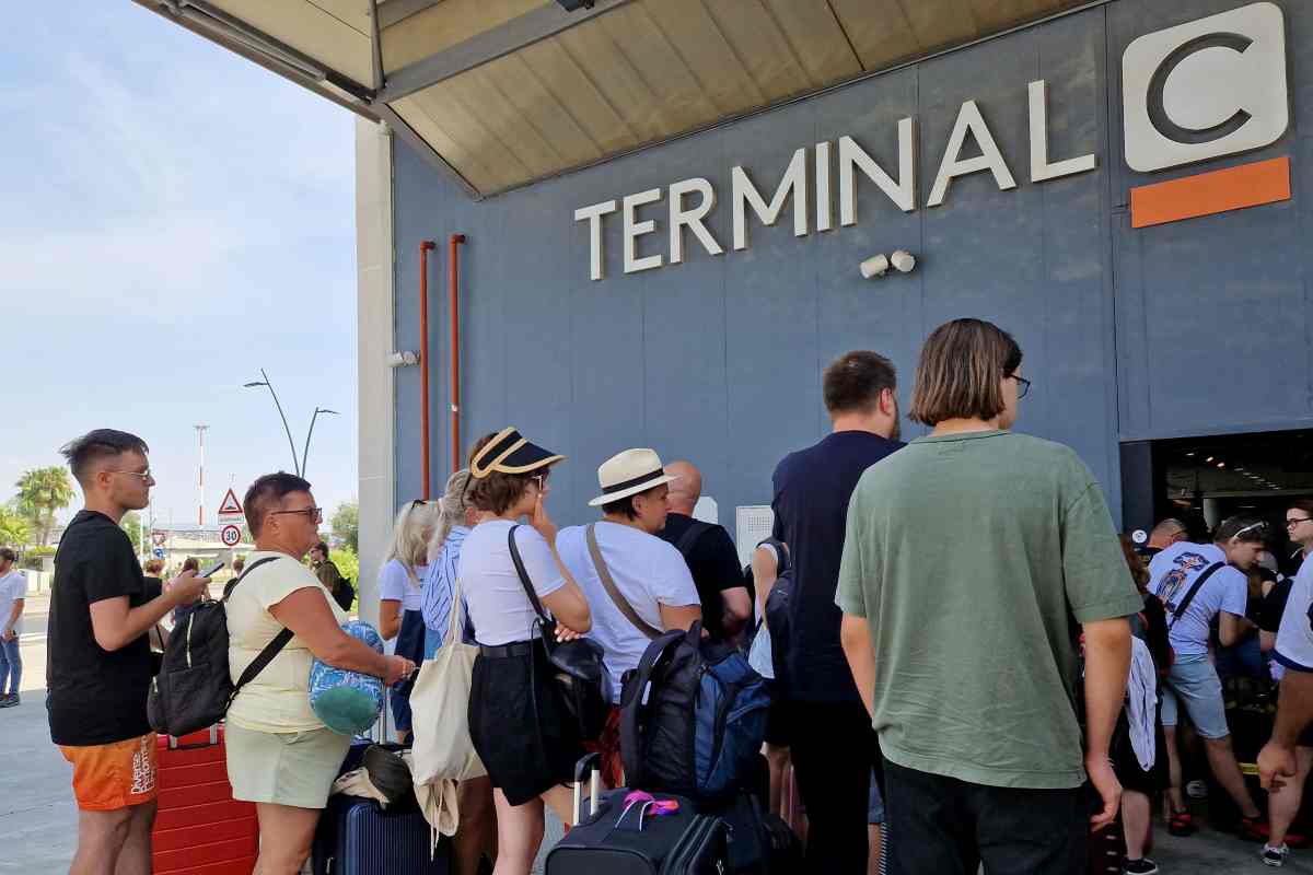 Il terminal dell'aeroporto di Catania