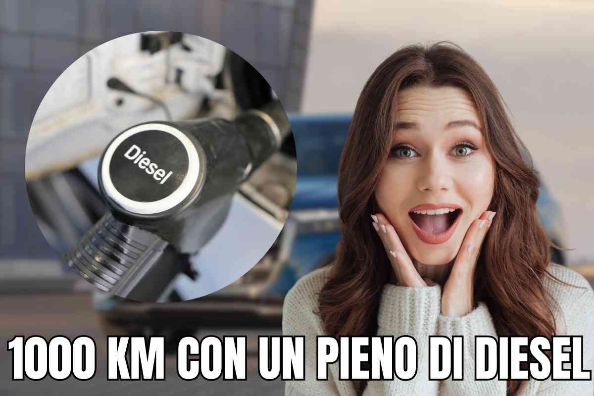 1.000 km con un pieno di Diesel