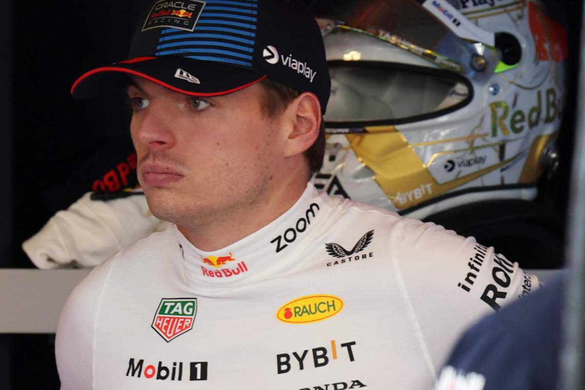 Max Verstappen nel box Red Bull