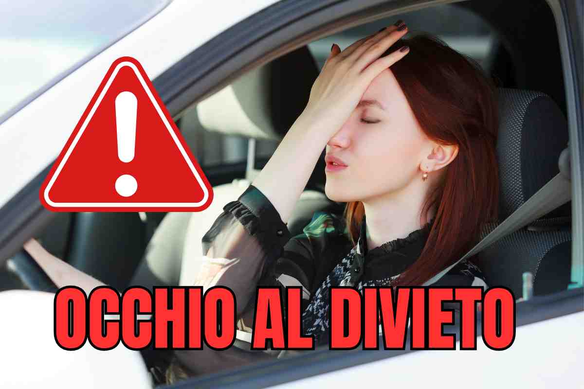 donna auto allarme