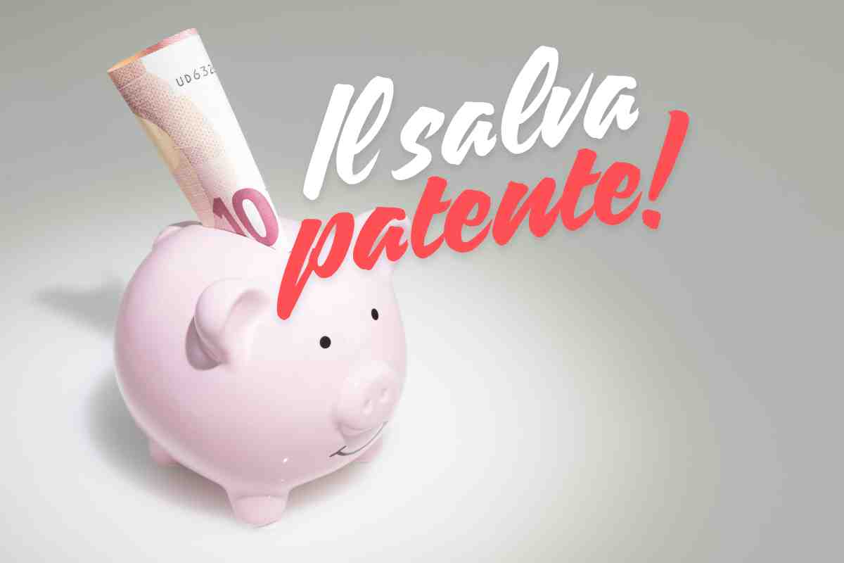 Salva patente 10 euro