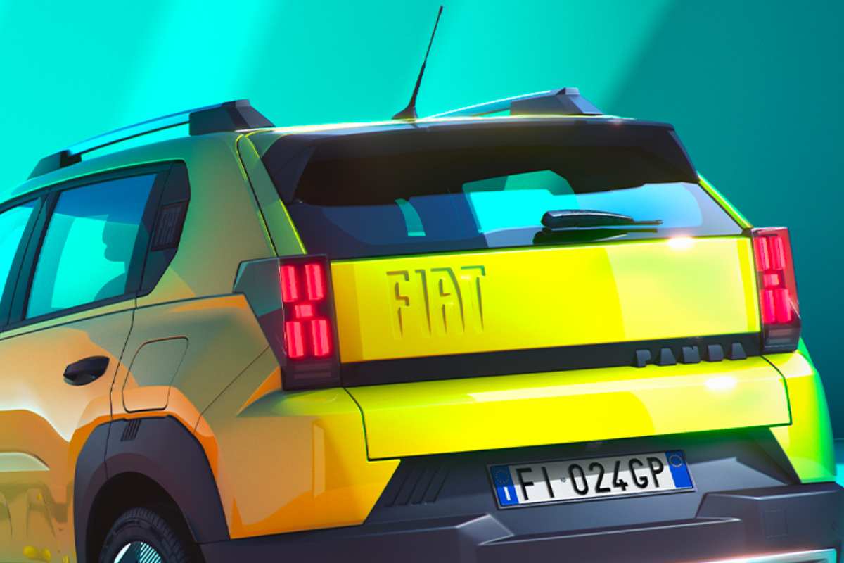 Il posteriore della FIAT Grande Panda