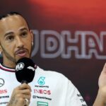 Lewis Hamilton durante un'intervista