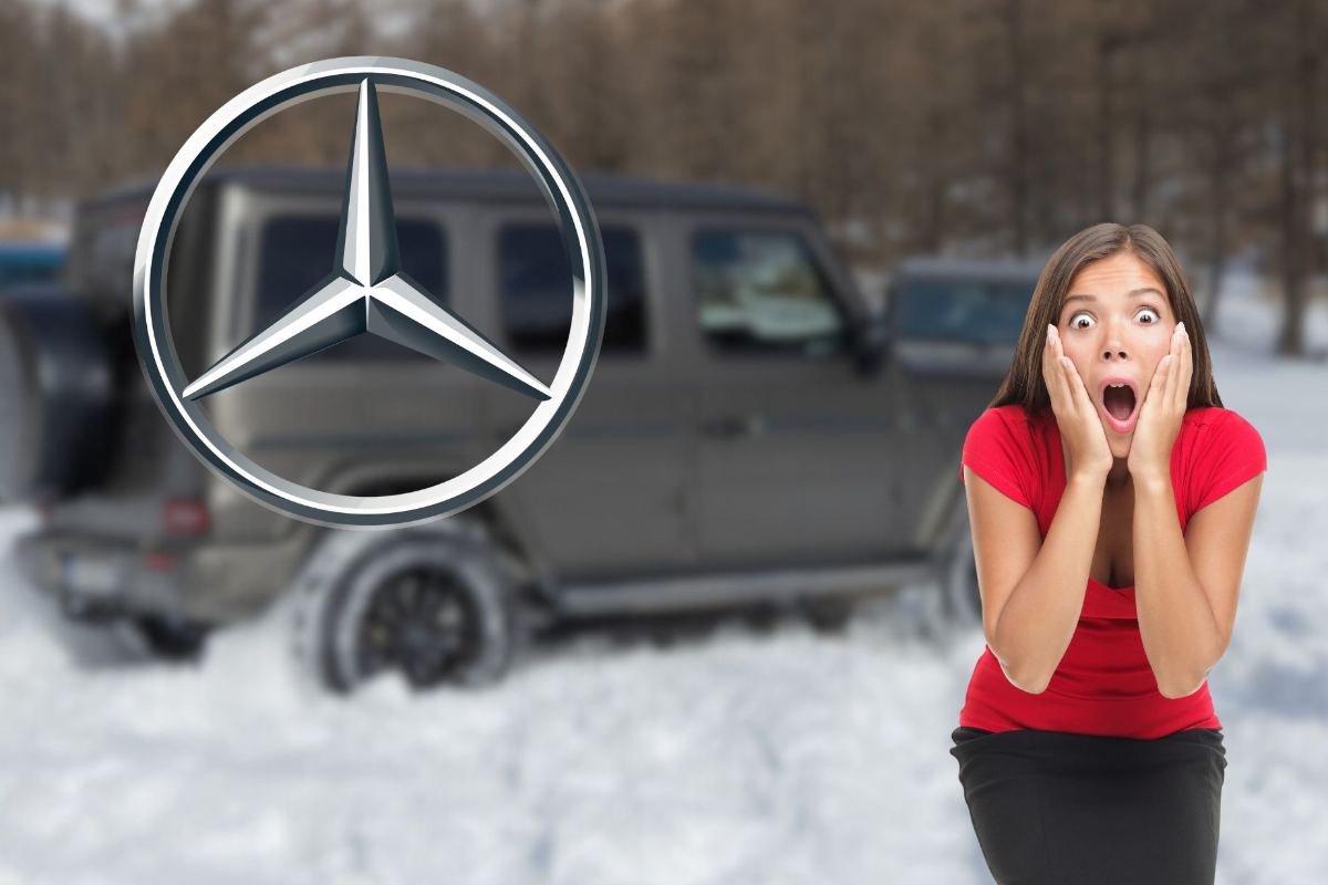 Il fuoristrada della Mercedes è ancor più esagerato!