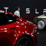 Esposizione di auto Tesla