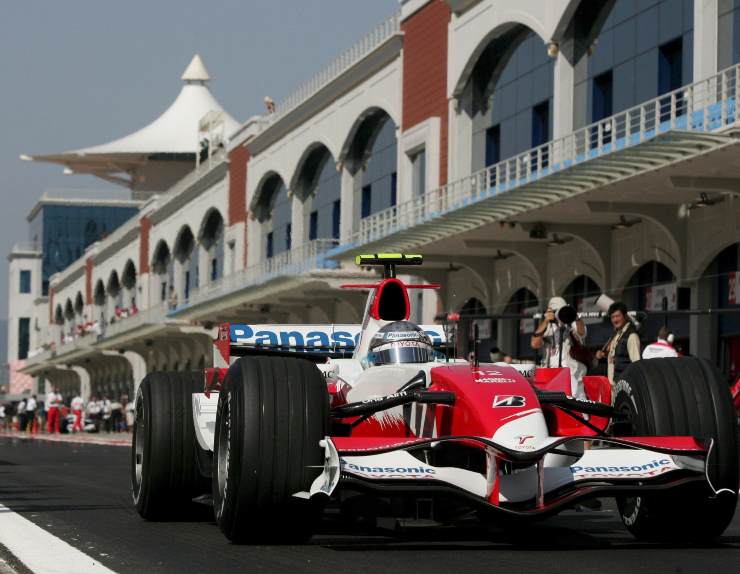 L'ultima Toyota in Formula 1, con Trulli