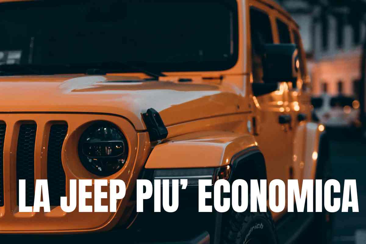 jeep più economica 