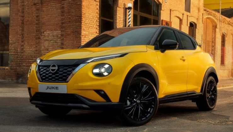 Il Nissan Juke in strada