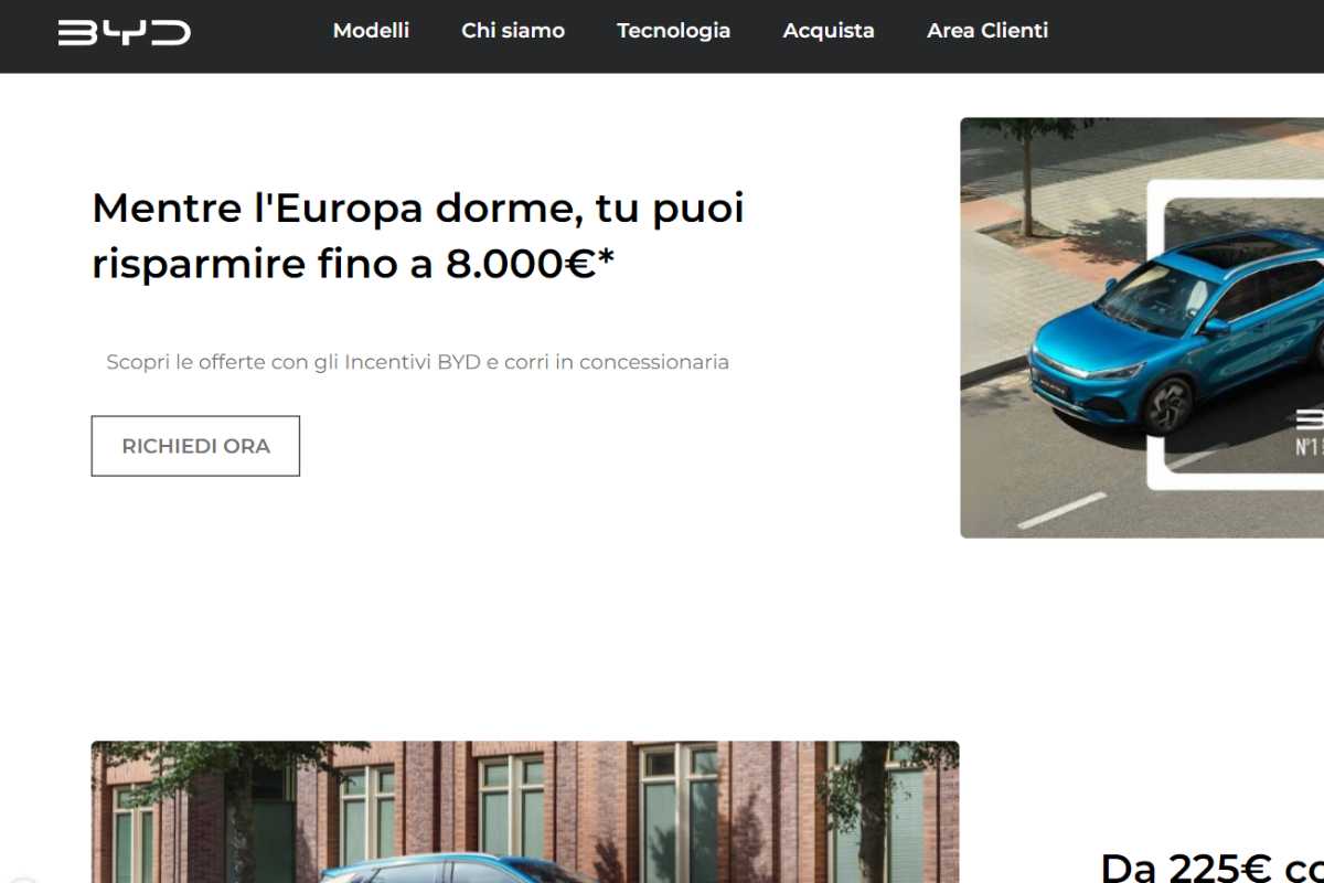 La proposta della nuova BYD ATTO 3