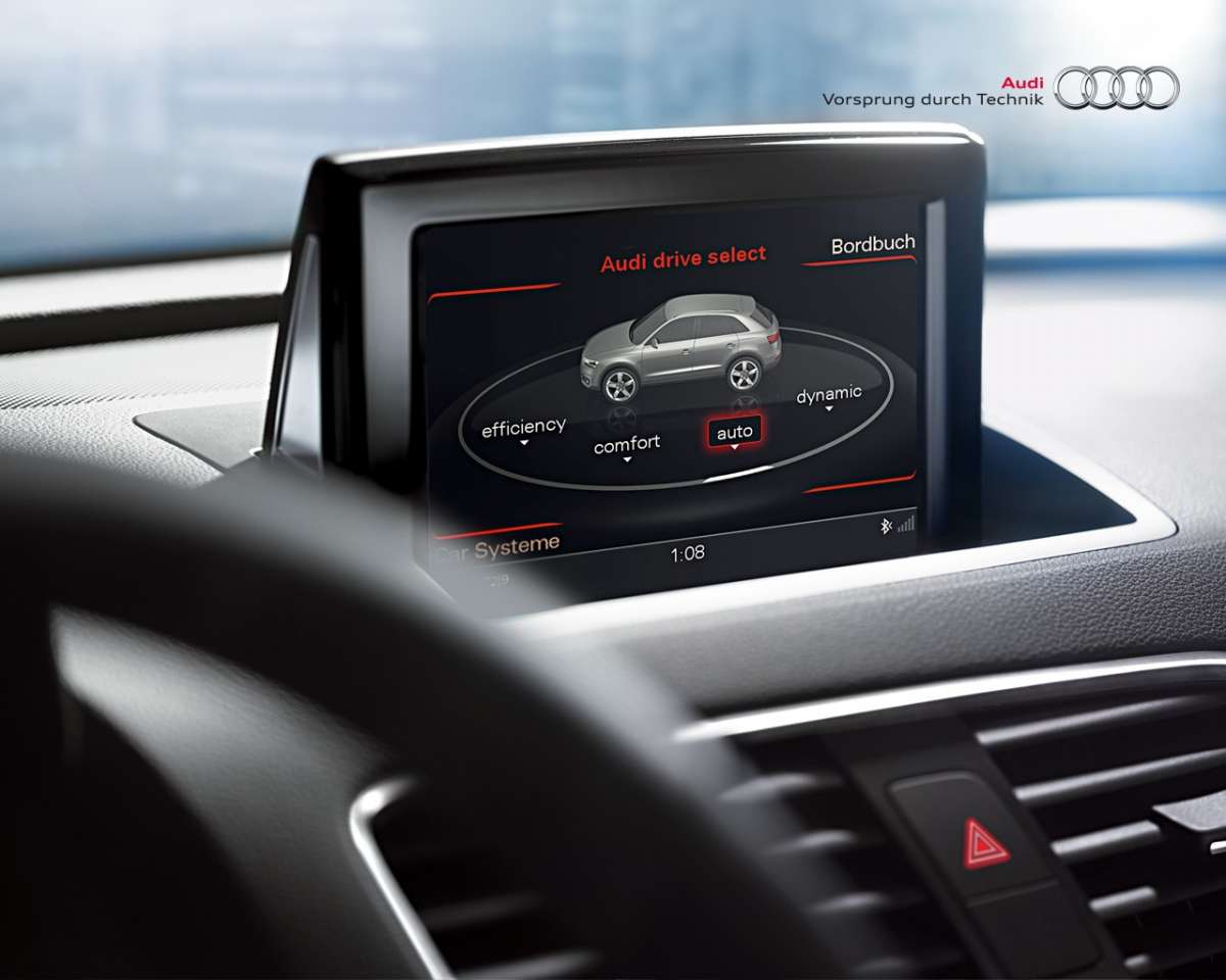 Audi drive. HD efficient Dynamics text.