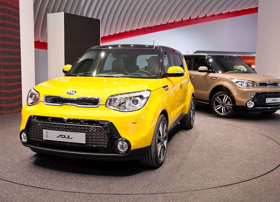 Kia Soul Р¶РµР»С‚С‹Р№